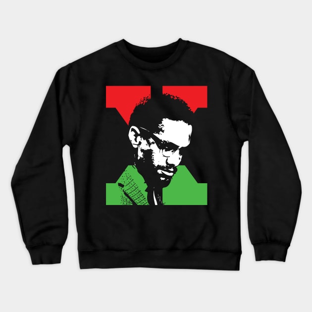 Malcolm X, Black Lives Matter, Black History Crewneck Sweatshirt by UrbanLifeApparel